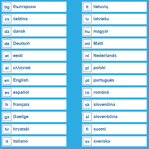 idiomas