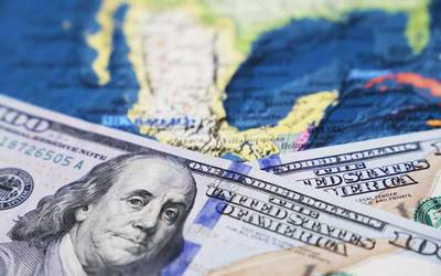 Metade do comércio global usa o dólar como moeda principal