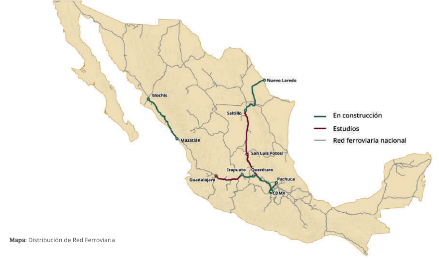 The Mexico City-Querétaro passenger train will strengthen the competitiveness of El Bajío