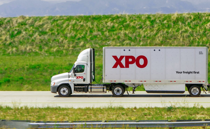 XPO's share of consolidated freight transport in North America: remains at 9%