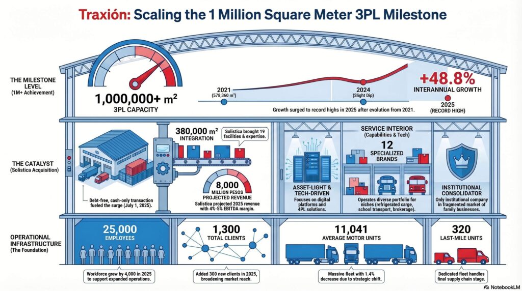 Traxión’s 3PL Logistics Warehouse Exceeds 1 Million Square Meters