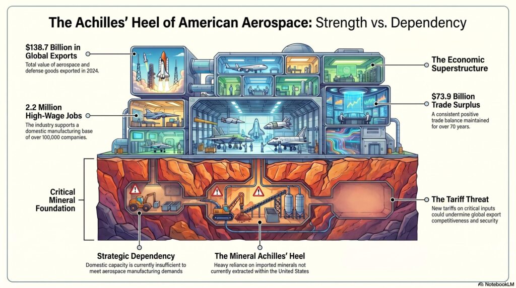 The U.S. Aerospace Industry’s Reliance on Critical Minerals: The “Achilles’ Heel”