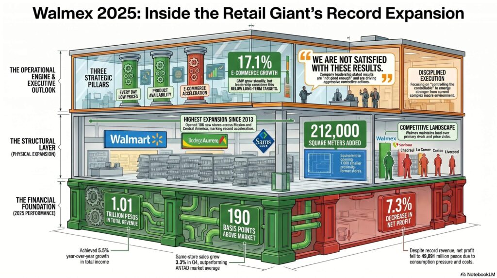 Crecimiento de Walmex en México supera al mercado 12 años seguidos
