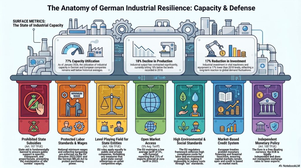 La capacidad industrial en Alemania: el declive y la defensa