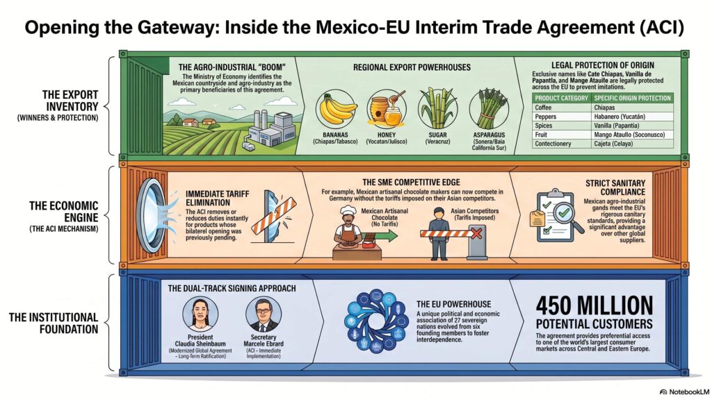 ¿Qué es el Acuerdo Comercial Interino (ACI) entre México y la Unión Europea?