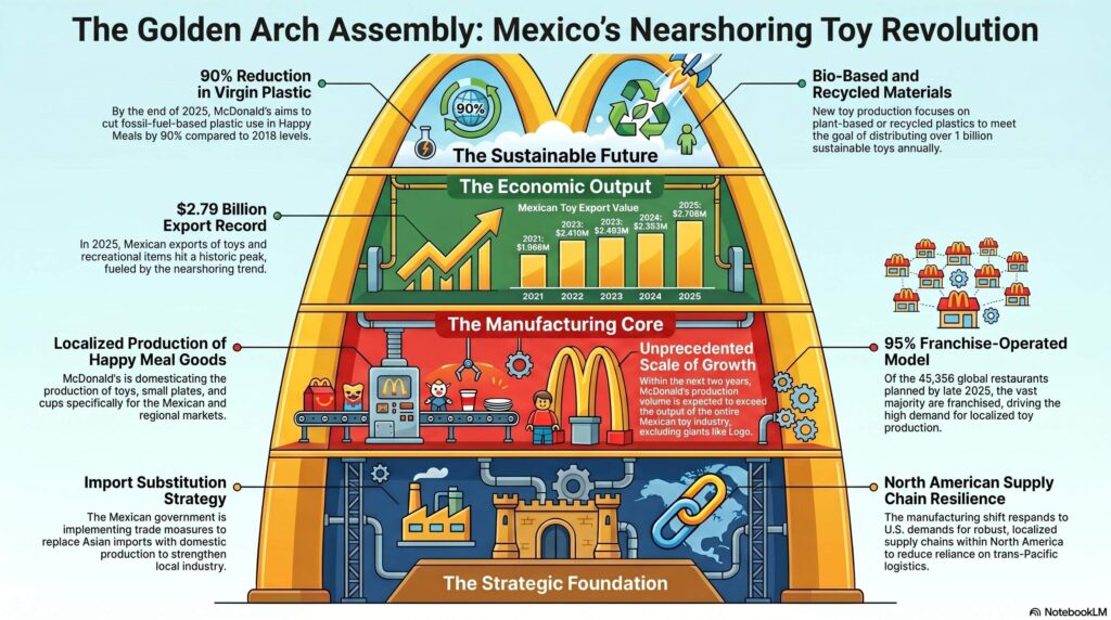 Producción de juguetes de McDonald's en México: sustitución de importaciones